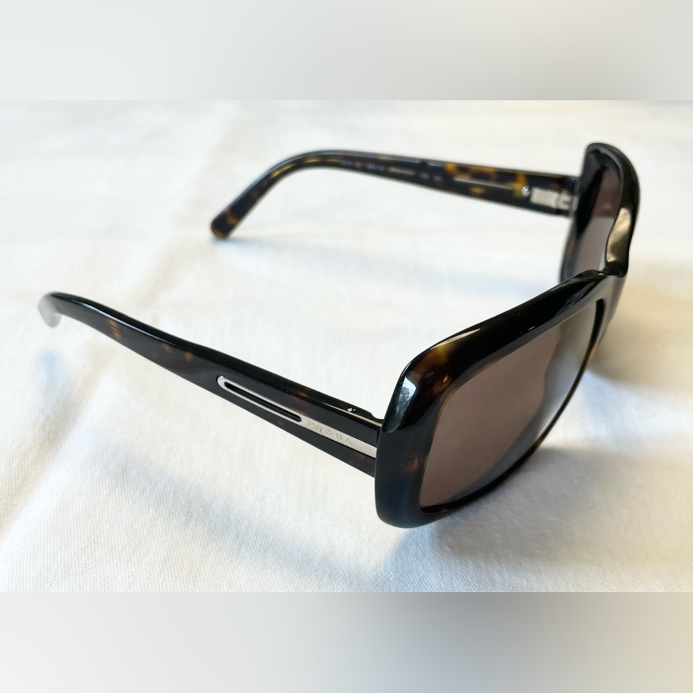 PRADA SPR19L 58/16 130 Women's Sunglasses Tortoise / Dark
Grey Lens ITALY - Picture 4 of 16
